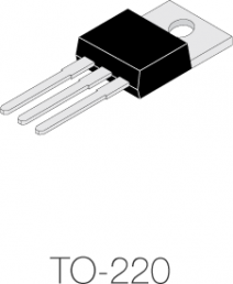 Bipolar junction transistor, NPN, 10 A, 60 V, THT, TO-220, MJE3055T