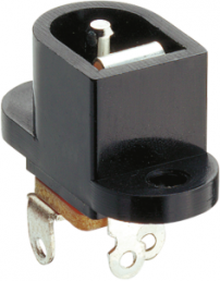DC panel-mount switched socket, 6.5 mm, 1,9 mm