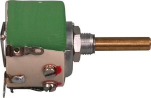 Ceramic wire potentiometer, 47 Ω, 20 W, linear, solder lug, D 40/20W 10% 47R