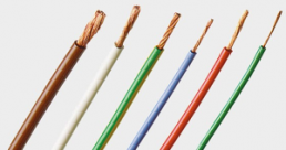 PVC-Stranded wire, high flexible, FlexiVolt-E, 1.0 mm², AWG 18, blue, outer Ø 2.7 mm
