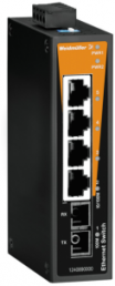 Ethernet switch, unmanaged, 5 ports, 100 Mbit/s, 12-48 VDC, 1286530000