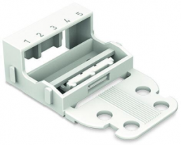 Mounting adapter for 5-wire terminal blocks, 221-515