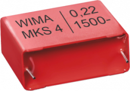 MKS film capacitor, 10 nF, ±10 %, 630 V (DC), PET, 10 mm, MKS4J021003C00KSSD