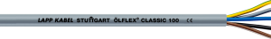 PVC Power and control cable ÖLFLEX CLASSIC 100 450/750 V 2 x 2.5 mm², AWG 14, unshielded, gray