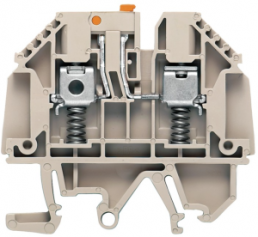 Isolating and measuring isolating terminal block, screw connection, 0.5-4.0 mm², 32 A, 6 kV, dark beige, 7910360000