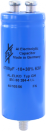 Electrolytic capacitor, 1000 µF, 350 V (DC), -10/+30 %, can, Ø 50 mm