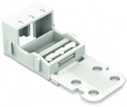 Mounting adapter for 3-wire terminal blocks, 221-513