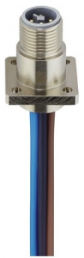 Plug, M12, 4 pole, Coupling screw, straight, 934980308