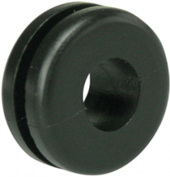 Grommet, cabel-Ø 8 to 9 mm, PVC, black