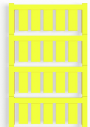 Polyamide Device marker, (L x W) 20 x 9 mm, yellow, 200 pcs