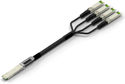 Connecting line, 2 m, plug straight to plug straight, 0.129 mm², AWG 26, 4-2334878-4