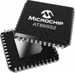 8051 microcontroller, 8 bit, 24 MHz, PLCC-44, AT89S52-24JU