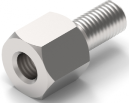 Hexagonal spacer bolt, External/Internal Thread, M5/M5, 15 mm, steel