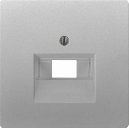 Cover plate, 1- and 2fold for UAE connection socket, platinum metallic, 5TG1394-1