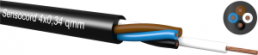 PVC control line Sensocord 3 x 0.34 mm², unshielded, black