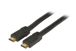 HighSpeed HDMI cable with Ethernet 4K60Hz,A-A St-St, 2m, black