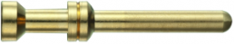 Pin contact, 2.5 mm², AWG 14, crimp connection, gold-plated, 09332006123
