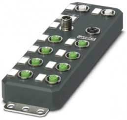 Distributed I/O device for ethernet/IP, Inputs: 4, Outputs: 8, 100 Mbit/s, ethernet, (W x H x D) 60 x 185 x 30.5 mm, 2701496