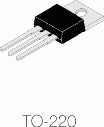 Bipolar junction transistor, PNP, 2 A, 100 V, THT, TO-220, BD240C