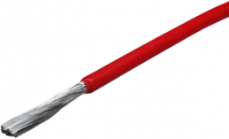 FEP-Stranded wire, high flexible, 1.0 mm², AWG 18, red, outer Ø 2.1 mm