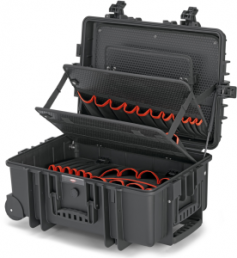 Rollers tool case, without tools, (L x W x D) 263 x 609 x 428 mm, 9.94 kg, 00 21 37 LE