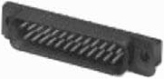 D-Sub connector, 37 pole, standard, straight, solder pin, 745054-4