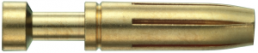 Receptacle, 4.0 mm², AWG 12, crimp connection, gold-plated, 09330006221