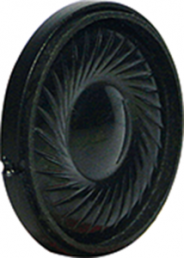 Small speaker, 8 Ω, 77 dB, 300 Hz to 20 kHz, black