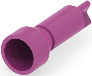 Splicewith insulation, 0.3-2 mm², AWG 22 to 14, purple, 19.69 mm