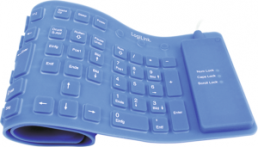Silicon keyboard, ID0035, blue