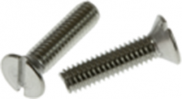 Countersunk head screw, slotted, M5, Ø 9.2 mm, 8 mm, steel, galvanized, DIN 963/ISO 2009