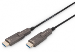 HDMI AOC Hybrid fiber optic cable 30 m with detachable connectors, AK-330127-300-S