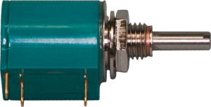 Wire-wound potentiometer, 3 turns, 5 kΩ, 0.75 W, linear, solder lug, M-1303-502-5K OHM