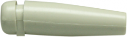 Bend protection grommet, cable Ø 5 mm, L 32 mm, PVC, gray