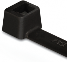 Cable tie internally serrated, polyamide, (L x W) 260 x 3.3 mm, bundle-Ø 1.5 to 65 mm, black, -40 to 105 °C