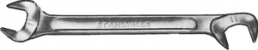 Open-end wrenche, 7 mm, 15°, 75°, 91 mm, 9 g, Chromium alloy steel, 40060707-