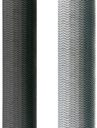 Plastic braided sleeve, inner Ø 10 mm, range 8-20 mm, gray, halogen free, -50 to 150 °C