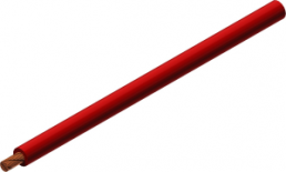 Silicone-Stranded wire, high flexible, halogen free, SiliStrom, 4.0 mm², AWG 12, red, outer Ø 5.4 mm