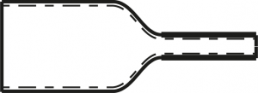 Heatshrink tubing, 4:1, (4/1 mm), polyolefine, cross-linked, black