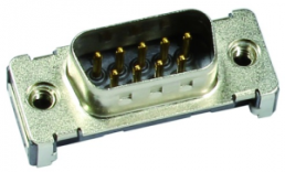D-Sub plug, 25 pole, standard, equipped, straight, solder pin, 09553296812741
