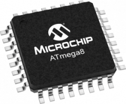 AVR microcontroller, 8 bit, 8 MHz, TQFP-32, ATMEGA8L-8AU