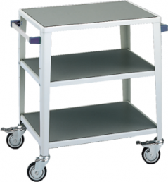 ESD laboratory trolley, fixed intermediate shelf, (L x W x D) 806 x 660 x 495 mm, 26 kg, 00.002.224.1