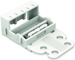 Mounting adapter for 5-wire terminal blocks, 221-525