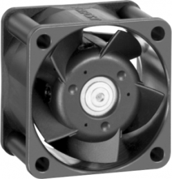 DC axial fan, 24 V, 40 x 40 x 25 mm, 19 m³/h, 39 dB, ball bearing, ebm-papst, 414 J