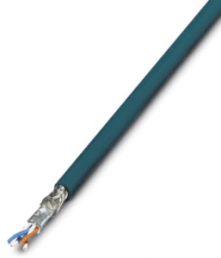 PUR ethernet cable, Cat 5, 4-wire, 0.14 mm², AWG 26-7, blue, 2744830