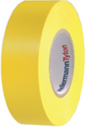 Insulation tape, 19 x 0.18 mm, PVC, yellow, 20 m, 710-10605