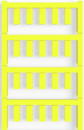 Polyamide Device marker, (L x W) 15 x 6 mm, yellow, 200 pcs