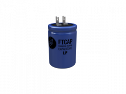 Electrolytic capacitor, 100 µF, 500 V (DC), -10/+30 %, can, Ø 35 mm