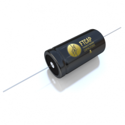 Electrolytic capacitor, 2200 µF, 350 V (DC), -10/+30 %, axial, Ø 25 mm