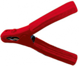 Battery charging plier 300 A, 160 mm, polarity symbol +, red, full insulation